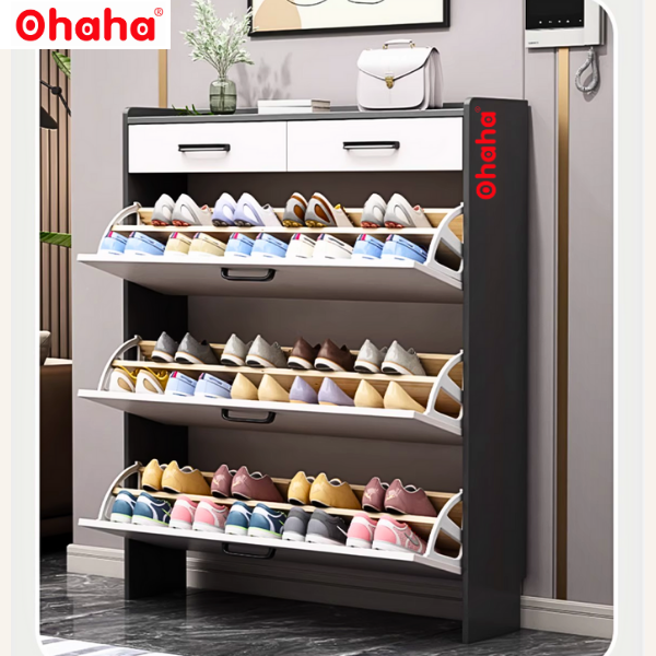 Tủ giày thông minh siêu mỏng cao cấp Ohaha - TGCC026