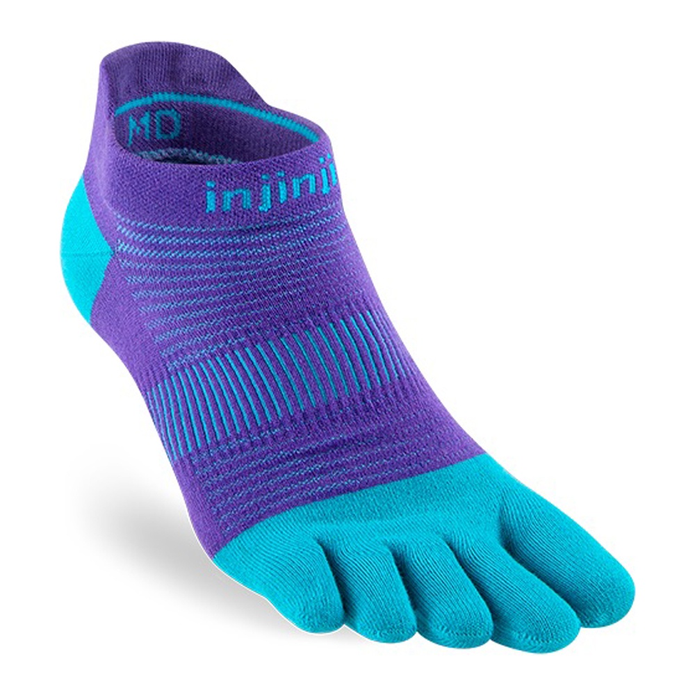  Tất Xỏ Ngón INJINJI Run Lightweight No Show - Lupine - Size M