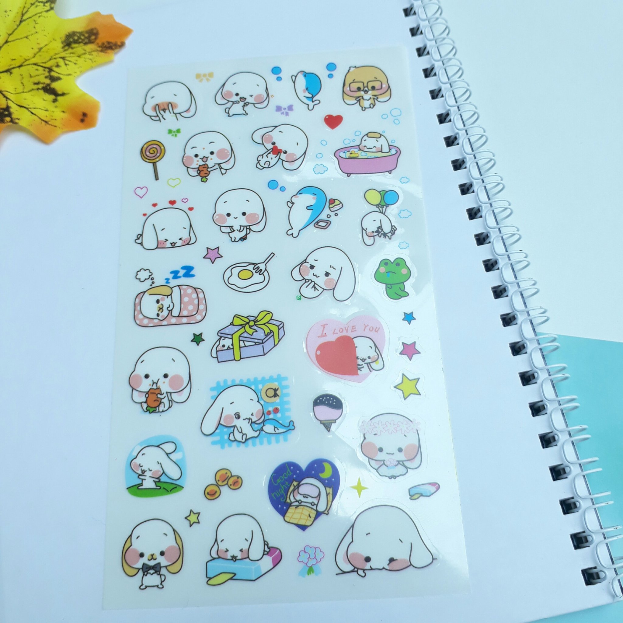 Bộ 6 Miếng Sticker Cún Con Happy