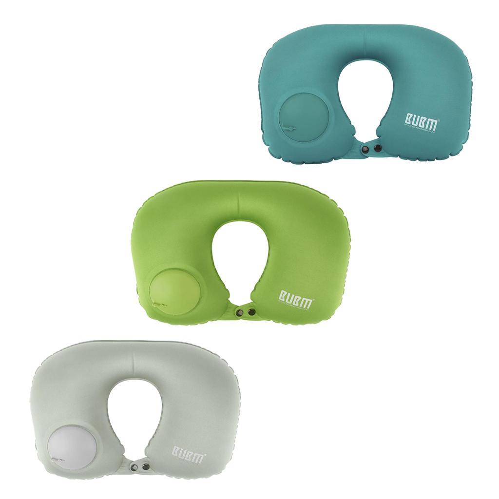 Inflatable Travel Pillow Neck Pillow for Car Trains Airplane