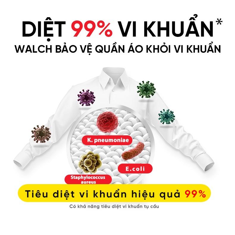 Túi nước giặt kháng khuẩn, khử mùi Walch 2L