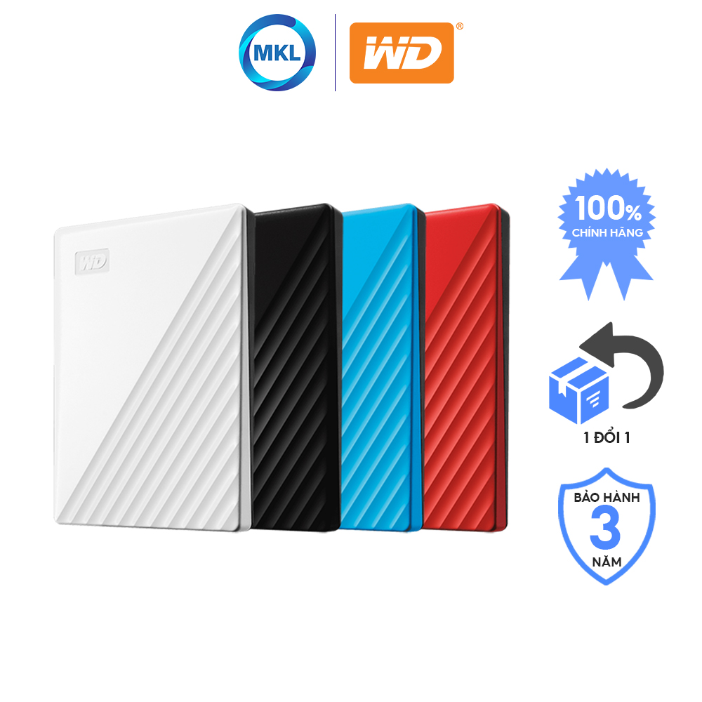 Ổ cứng WD My Passport New USB 3.2 4TB Hàng Chính Hãng