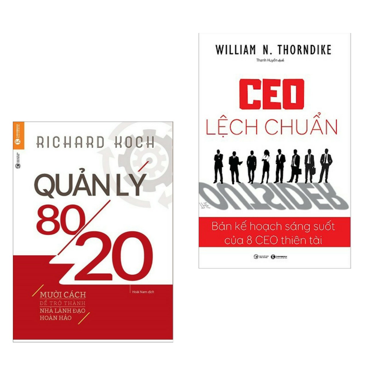Combo 2 cuốn: Quản Lý 80/20+ CEO Lệch Chuẩn (Kỹ Năng Làm Việc)