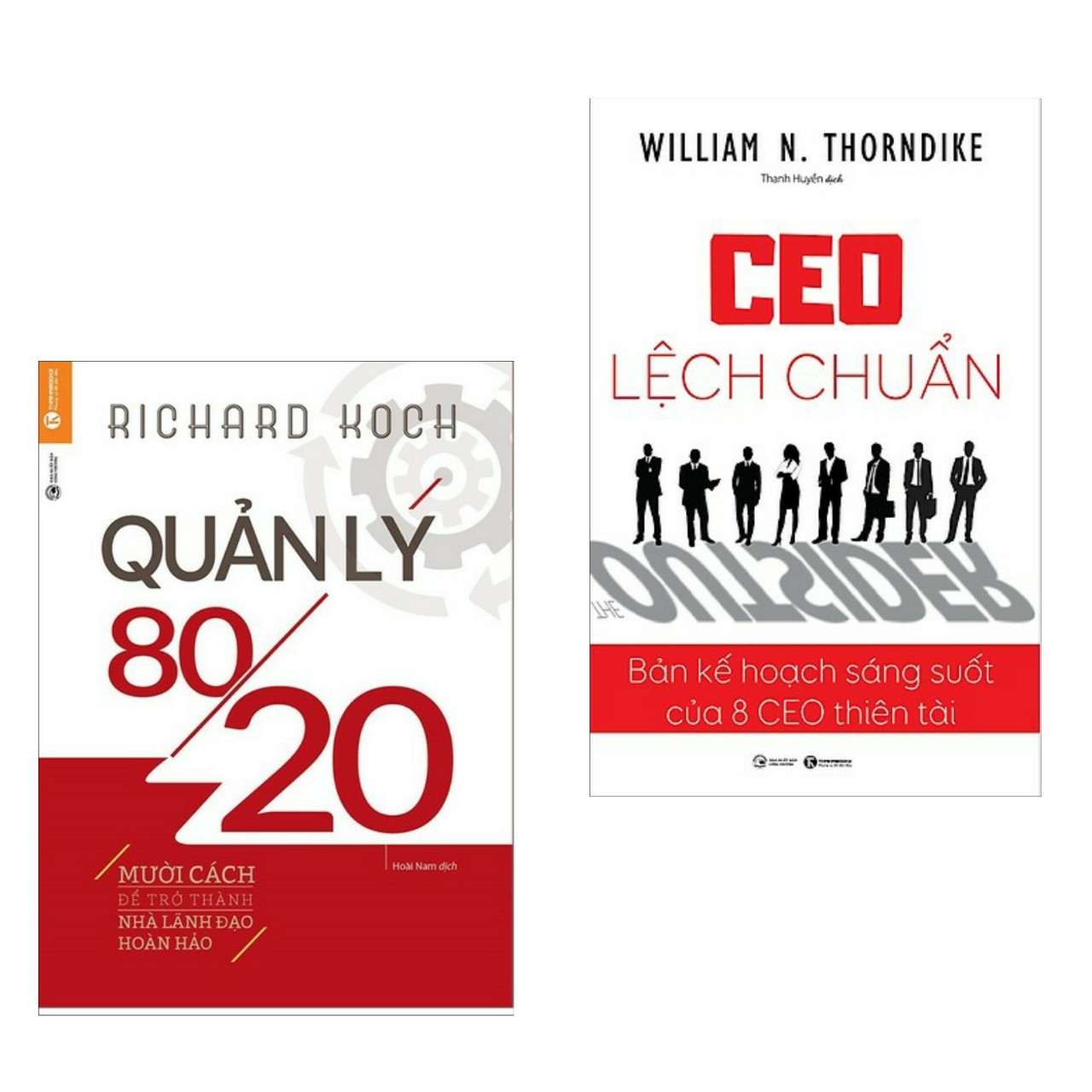 Combo 2 cuốn: Quản Lý 80/20+ CEO Lệch Chuẩn