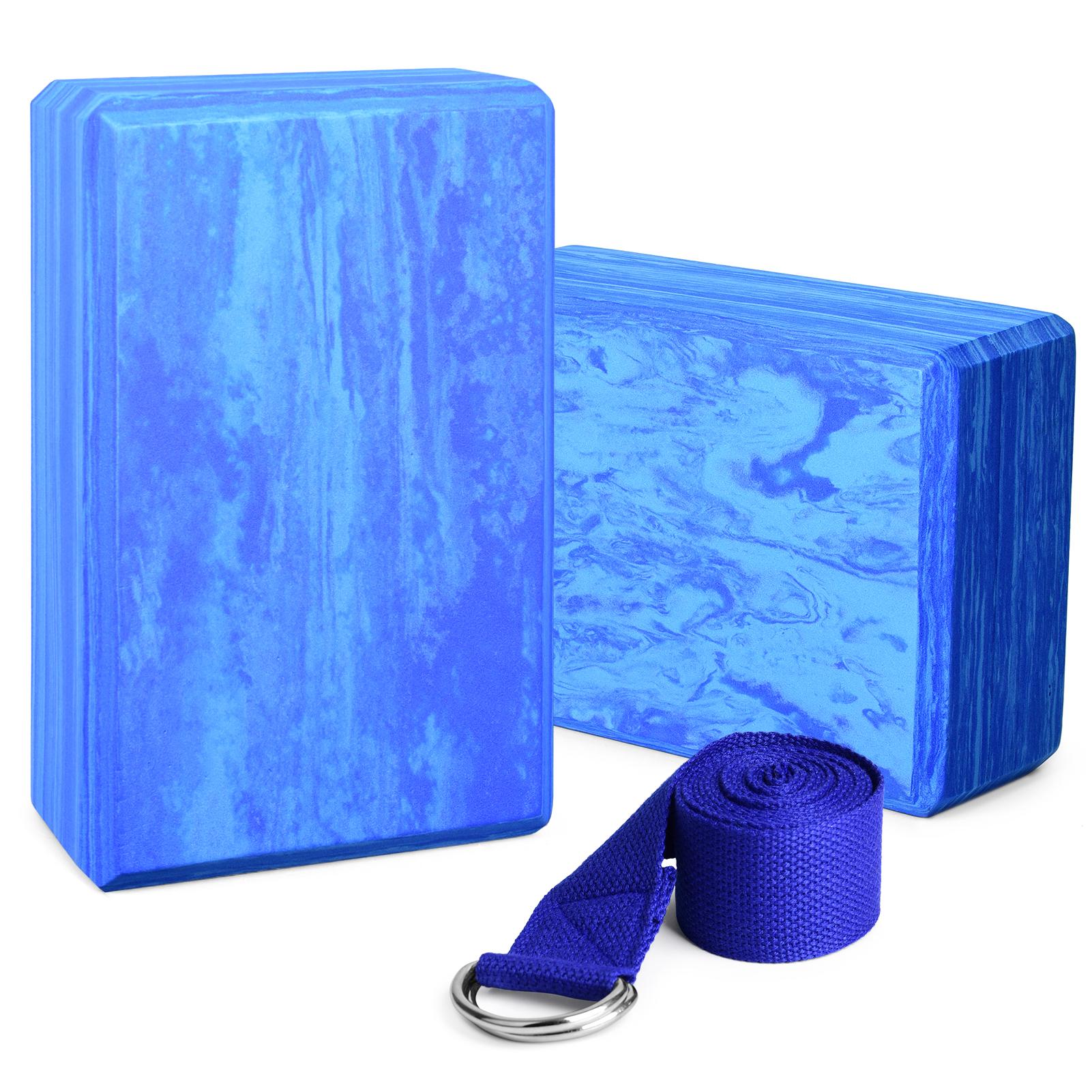 Set 2 Gạch Yoga Eva Kèm 1 Dây Dây Đeo Kéo Dài Cho Yoga Pilates Cải Thiện Sức Mạnh Hỗ Trợ Cân Bằng Và Tính Linh Hoạt
