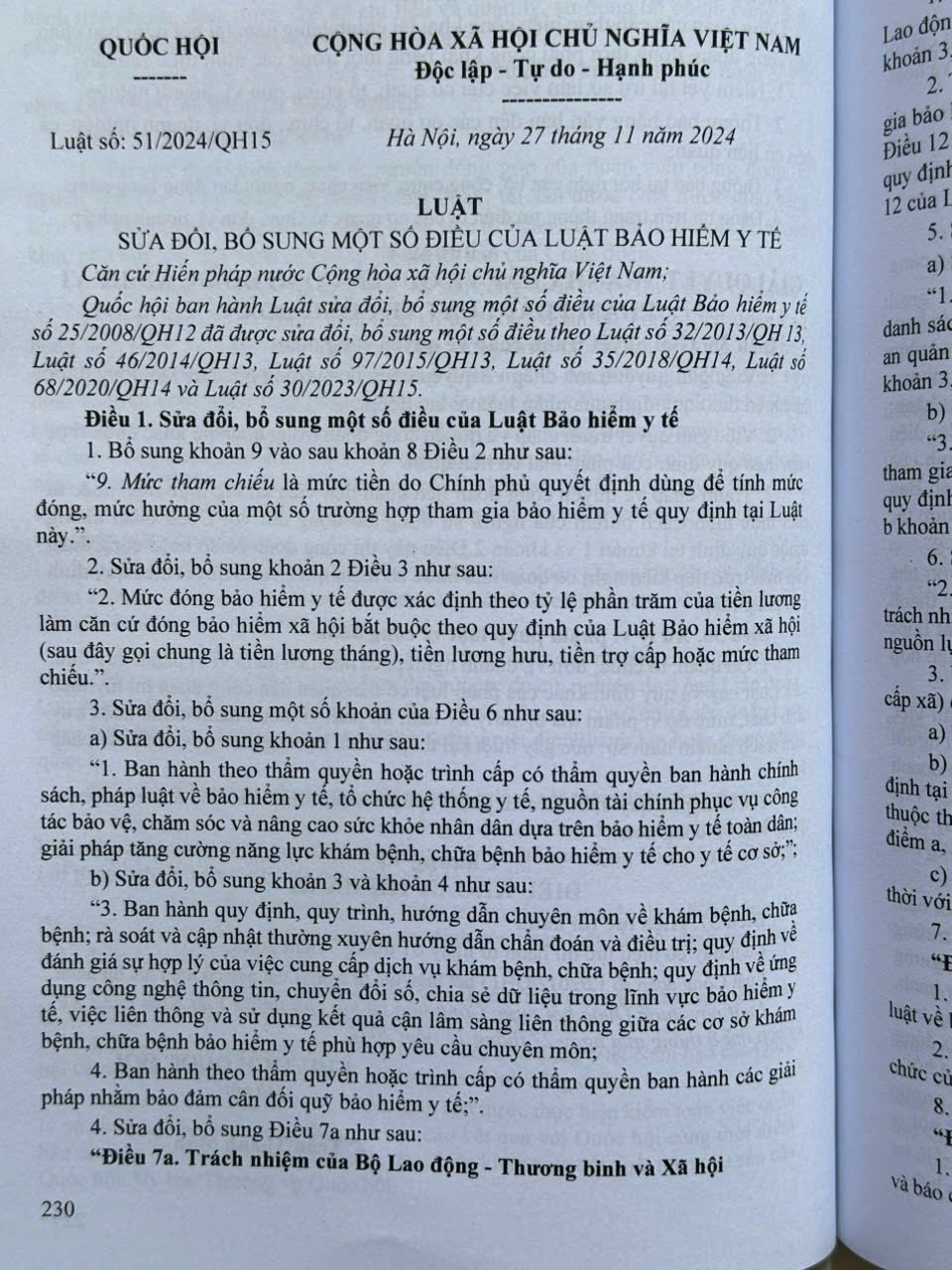 Sách Hệ Thống Toàn Văn 18 Văn Bản Luật được thông qua tại Kỳ họp thứ 8, Quốc hội khóa 15 (V2552T)