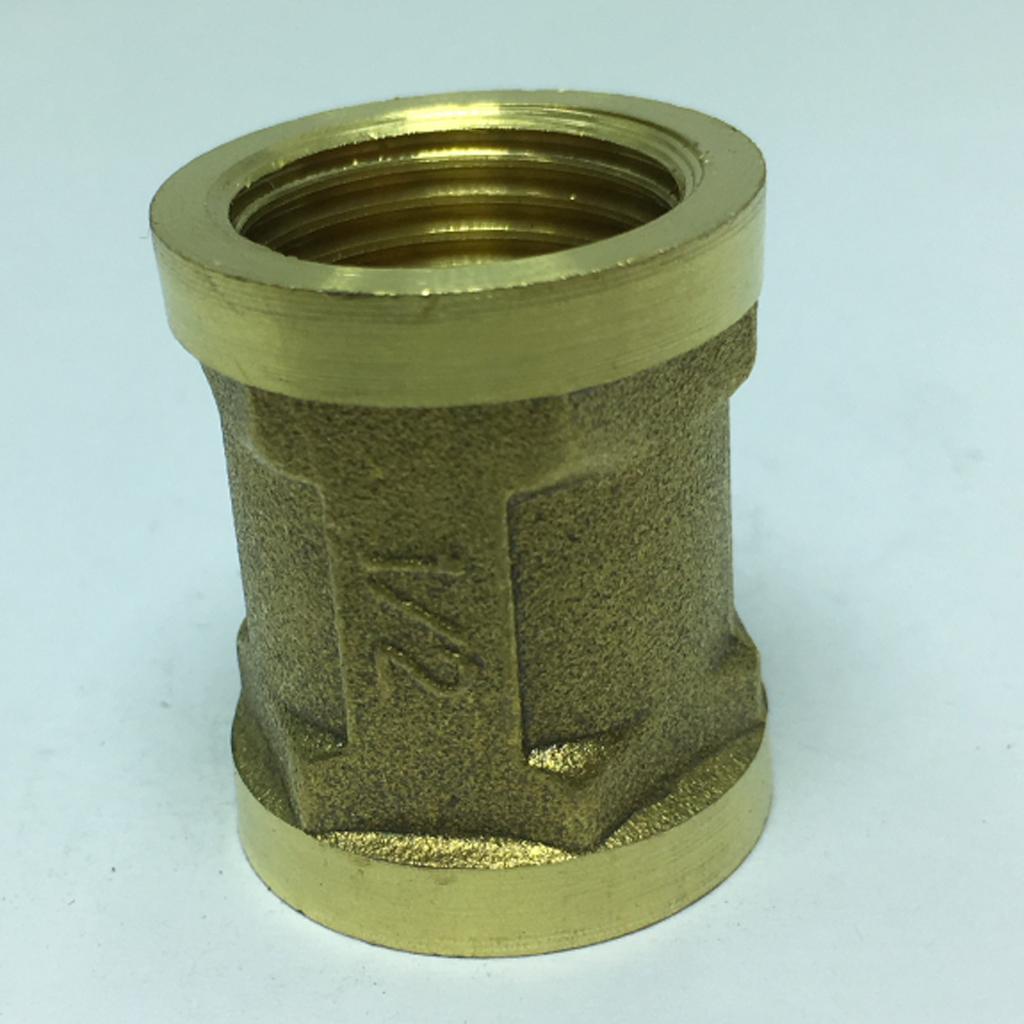 1 G1/2 Nữ x G1/2 Đồng hồ Nữ Ren Kết Nối Adapter Ống