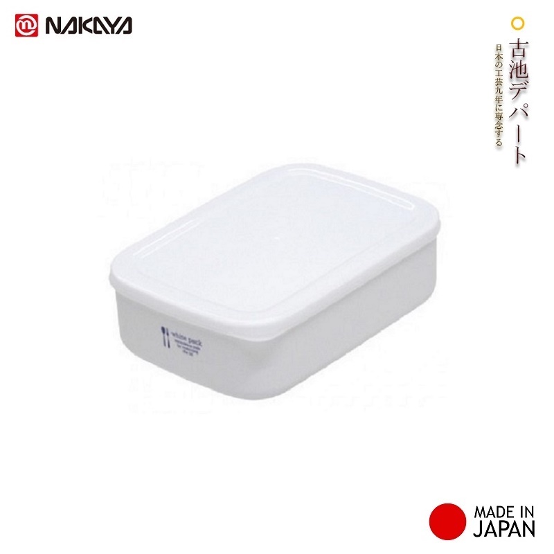 Hộp đựng & bảo quản thực phẩm White Pack 600ml thích hợp dùng trong lò vi sóng - Hàng nội địa Nhật Bản