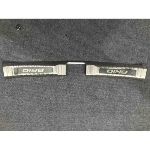 Chống trầy cốp trong + ngoài Inox HONDA BRIO mẫu inox
