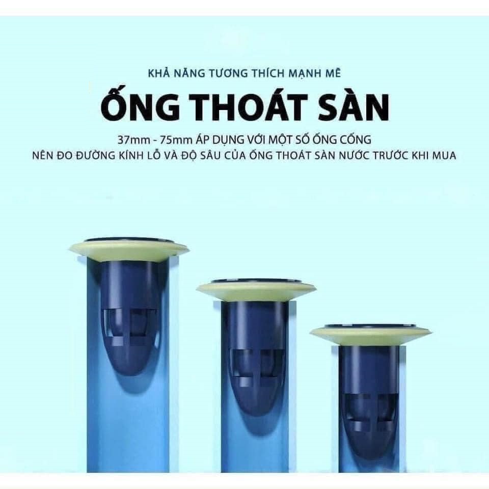 THOÁT SÀN NHÀ TẮM NGĂN MÙI HÔI, BỊT NẮP CỐNG, NGĂN CÔN TRÙNG CHẢY THÔNG THOÁNG - HÀNG CHÍNH HÃNG