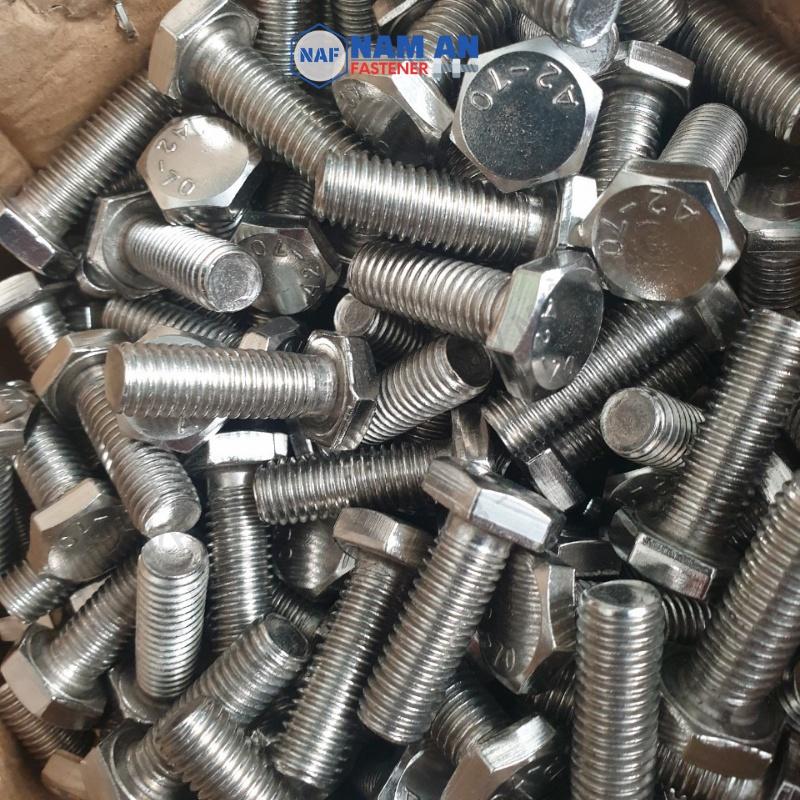 50 con Bu lông inox 304 M6, M8, M10, bulong lục giác inox 304, chiều dài 20, 25, 30, 40mm