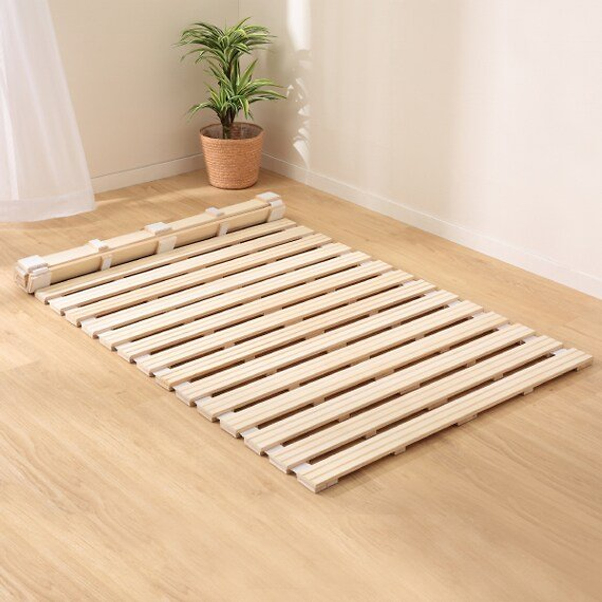 Giường cuộn gỗ thông giá rẻ, giường pallet cuộn 1m6 -1m-1m4-1m8 tiện lợi an toàn cho sức khoẻ