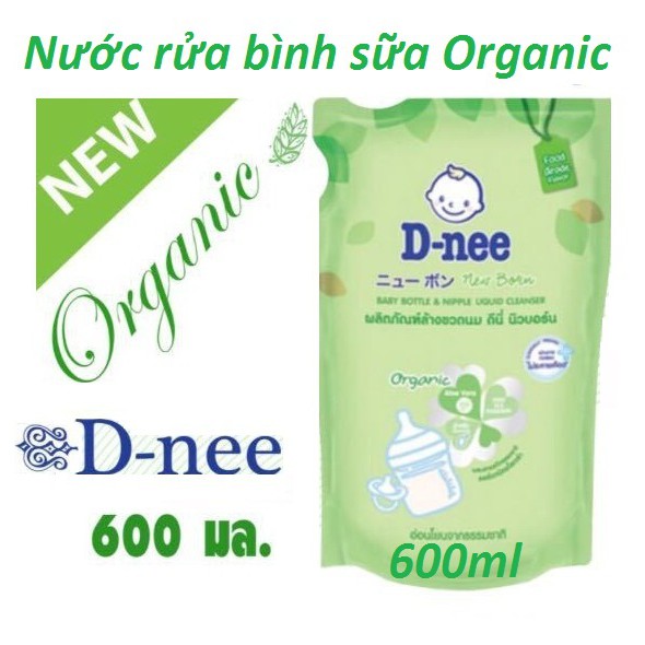 Nước Rửa Bình Sữa Dnee Thái Lan Túi 600ml