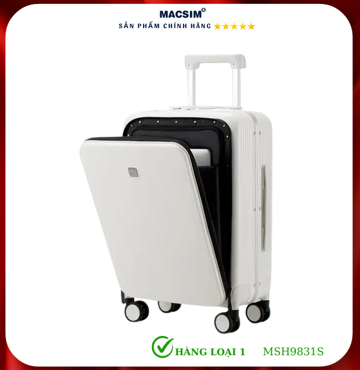 Vali cao cấp Macsim Hanke MSH9831S 20inches