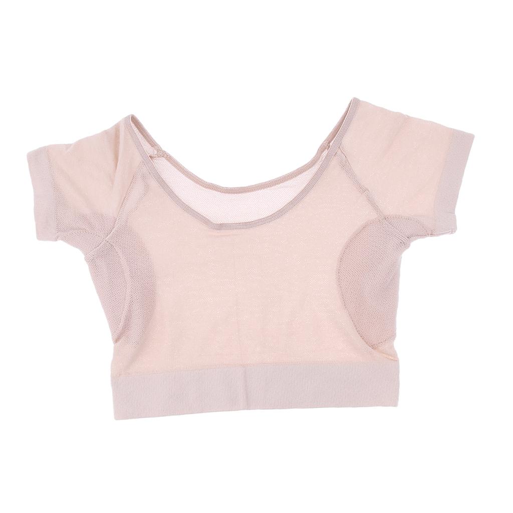 Cuticate Ngắn Áo Sơ Mi Nữ Tay Với Sát Nách Lót Thấm Hút Mồ Hôi Nách Lá Chắn Hấp Thụ Mồ Hôi Dành Cho Mùa Hè