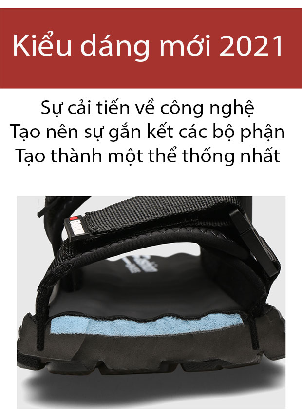 Giày quai ngang nam dép quai hậu thời trang đế mềm thoáng khí êm phiên bản Hàn Quốc mã 58019-SA