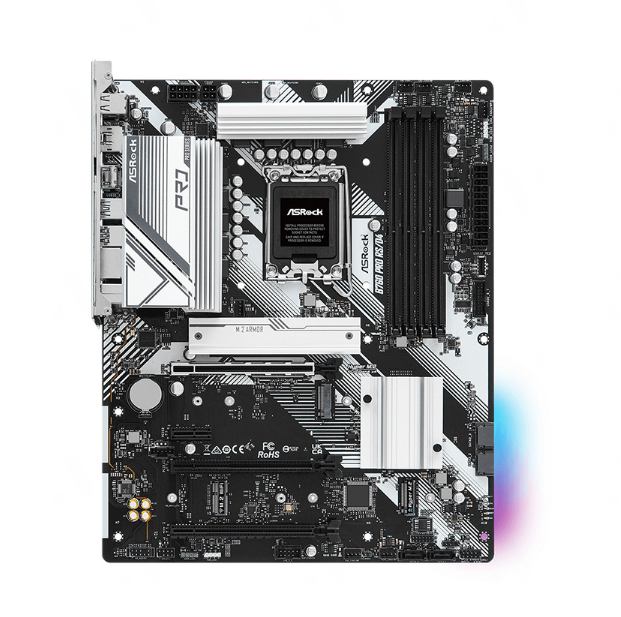 Mainboard Asrock B760M Pro RS/D4 WiFi (Intel B760, LGA1700, 4x DDR4 128GB, M-ATX) - Hàng Chính Hãng