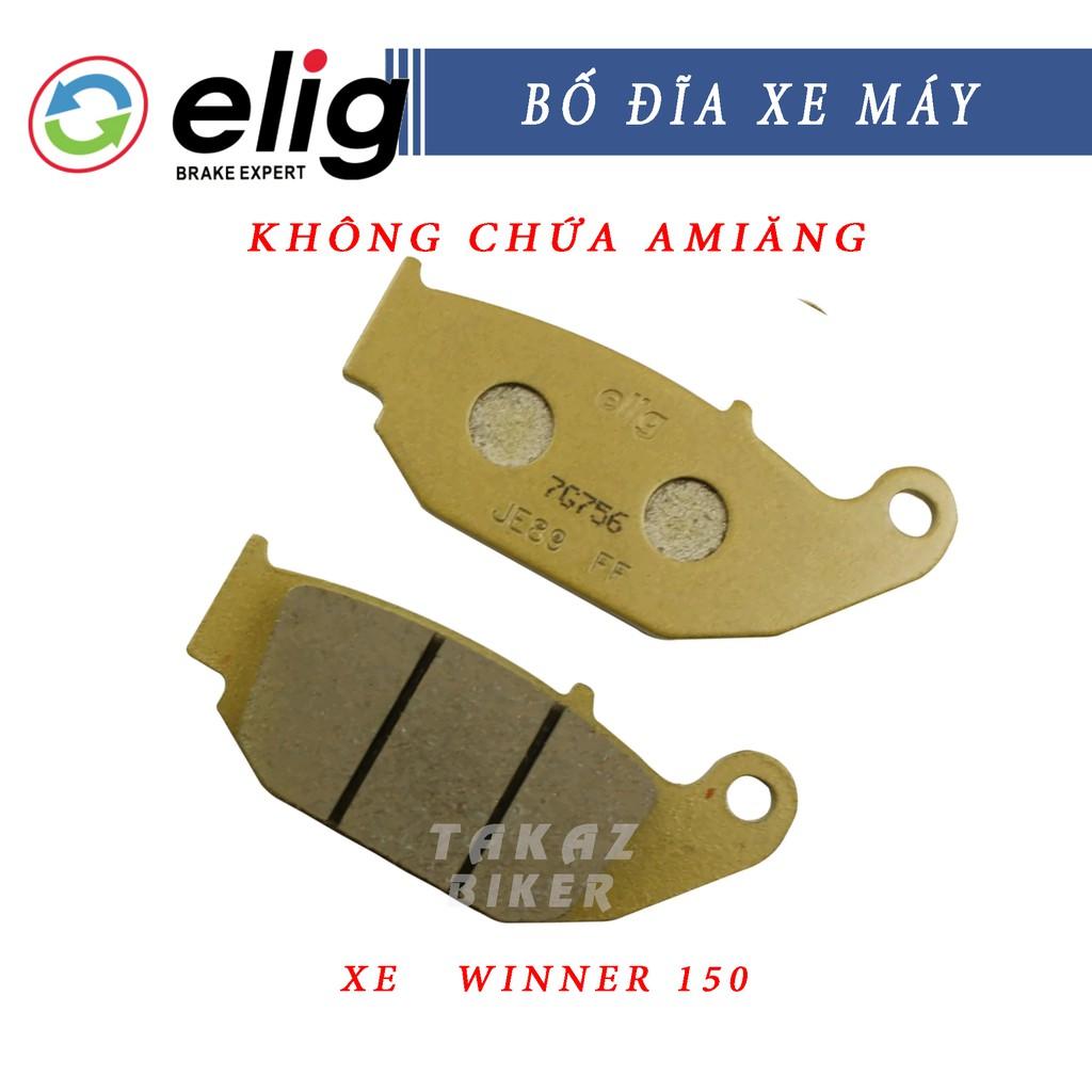 Bố thắng , má phanh dĩa sau xe Winner 150 - Elig