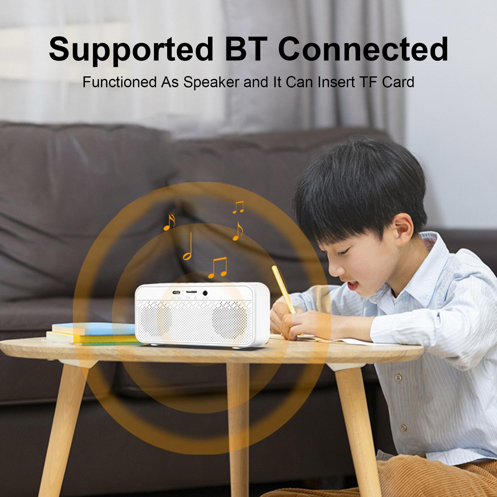 Đồng Hồ Màn Hình Lớn Chạy Bằng Pin Có Thể Sạc Lại Không Dây Wi-Fi Với Mic Và Loa