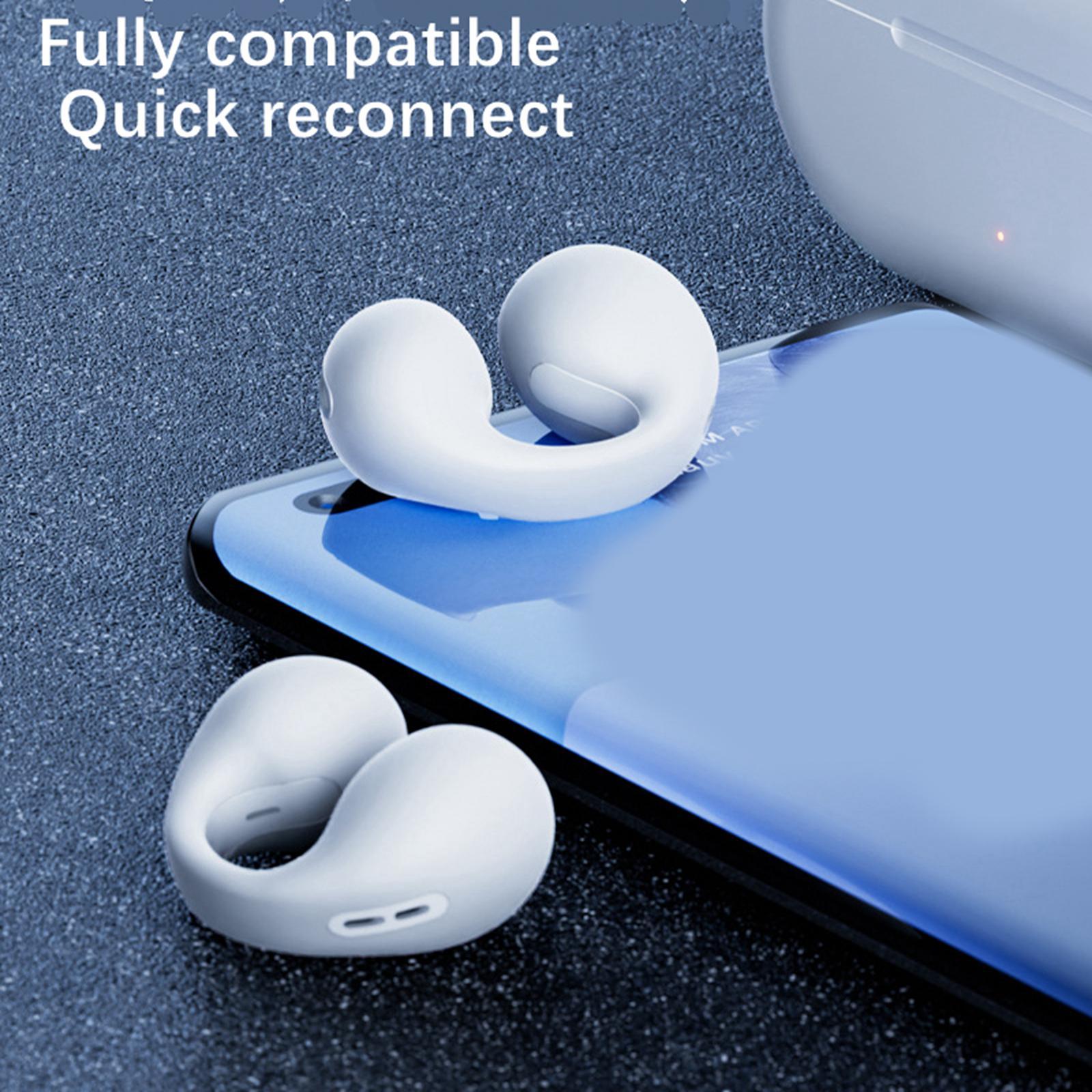 Headphones V5.3 Stereo Noise Reduction Ergonomic for Working Sport Workout