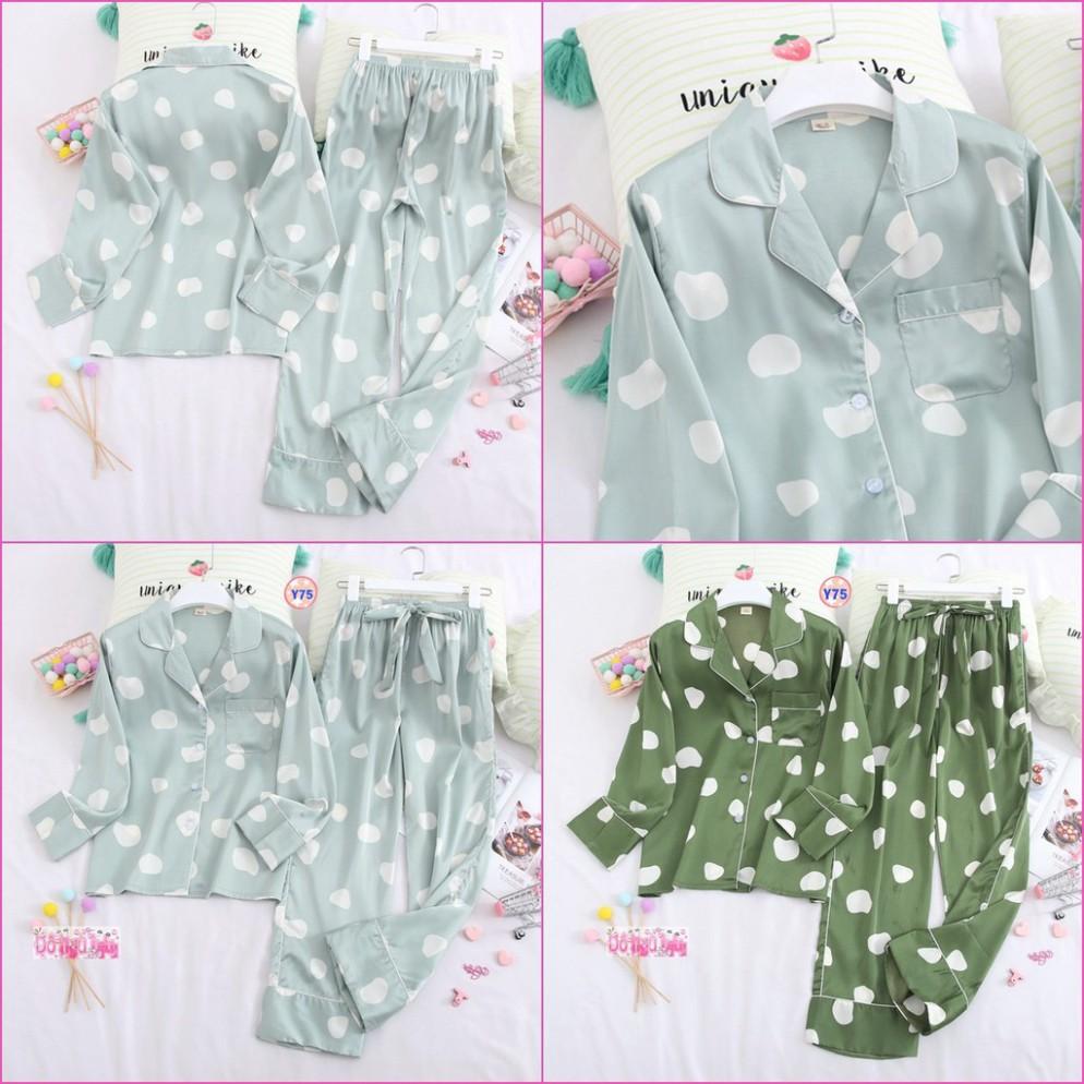 Pijama Lụa Dài Tay Cao Cấp Y75