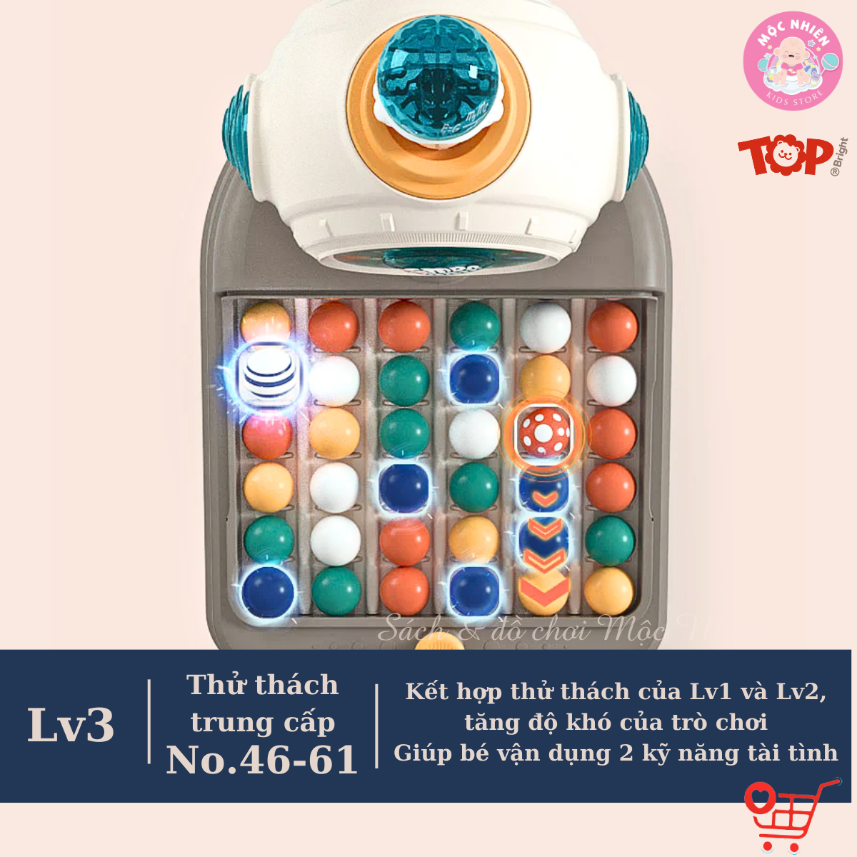 Đồ Chơi Cuộc Đua Viên Bi - Ball Matching Logic Game - Chính Hãng TOPBRIGHT (cho bé từ 3 tuổi)