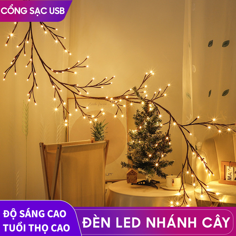 Đèn LED nhánh cây trang trí, siêu sáng, thiết kế ấn tượng, phù hợp decor phòng- K1641