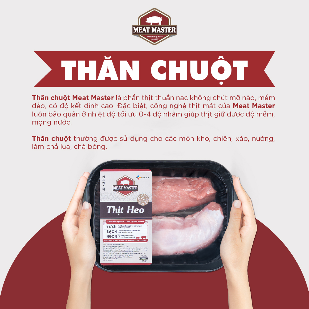 Thăn chuột heo Meat Master - Giao nhanh