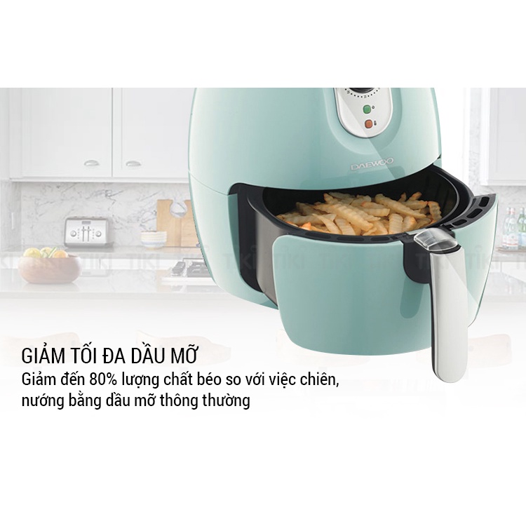 Nồi chiên không dầu Daewoo DEF-DM550 - Hàng chính hãng