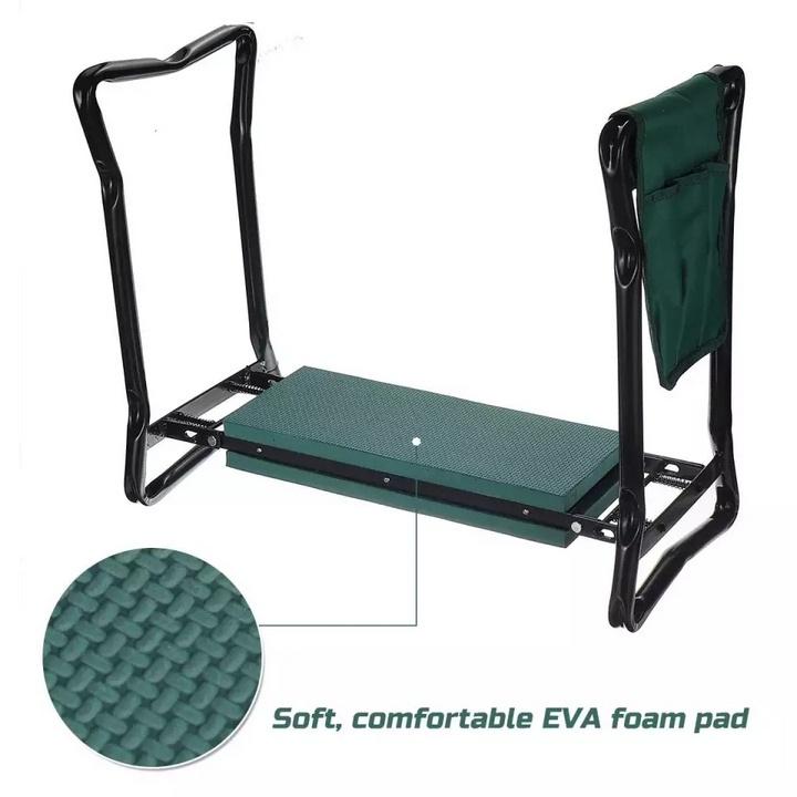 Ghế làm vườn đệm xốp EVA dày rộng kèm túi đựng dụng cụ Garden Kneeler and Seat with Tool Bag Pouch