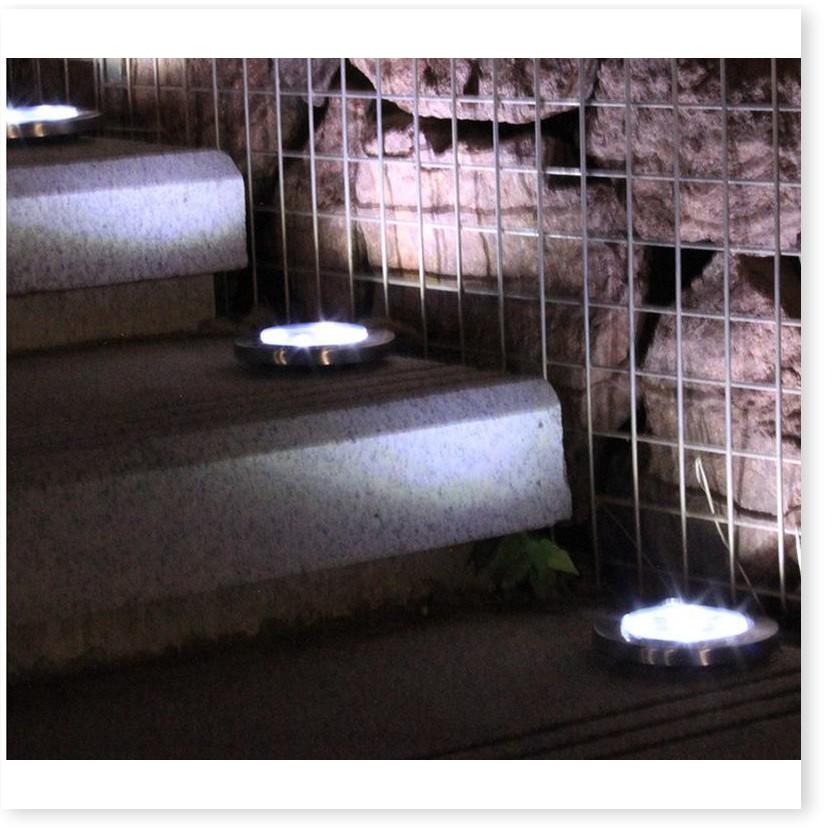 Bộ 4 đèn led trang trí năng lượng mặt trời 8 LED - Ánh sáng vàng | Ánh sáng trắng