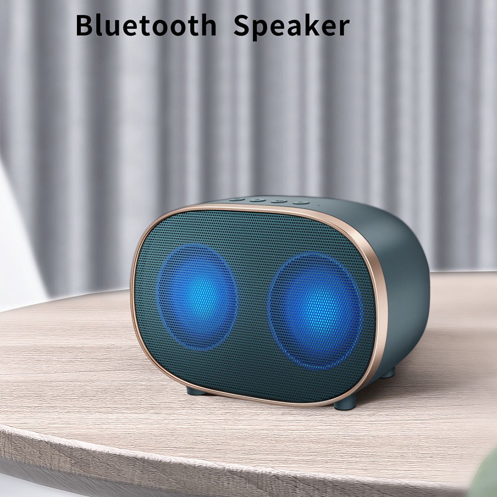 Loa Bluetooth 5.0 Thiết Kế Retro - Âm Thanh HiFi Sống Động - Hỗ Trợ Kết Nối AUX, USB, Bluetooth, TF Card