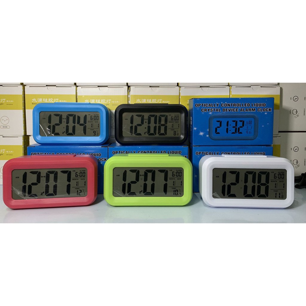 Đồng hồ báo thức điện tử để bàn mini thông minh đa chức năng DH89