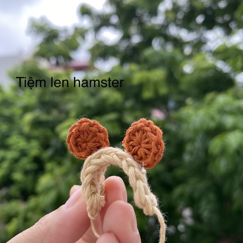 Băng đô cho hamster hình gấu