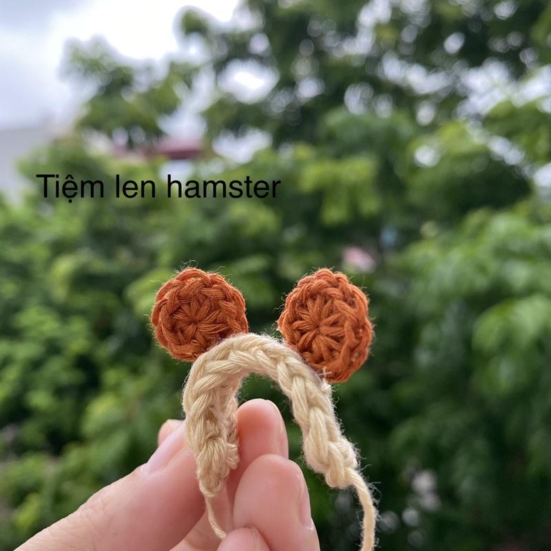 băng đô cho hamster hình gấu