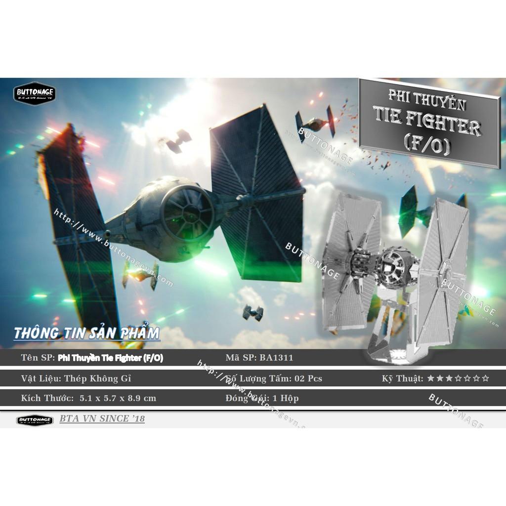 Mô Hình Lắp Ráp 3d Phi Thuyền Tie Fighter
