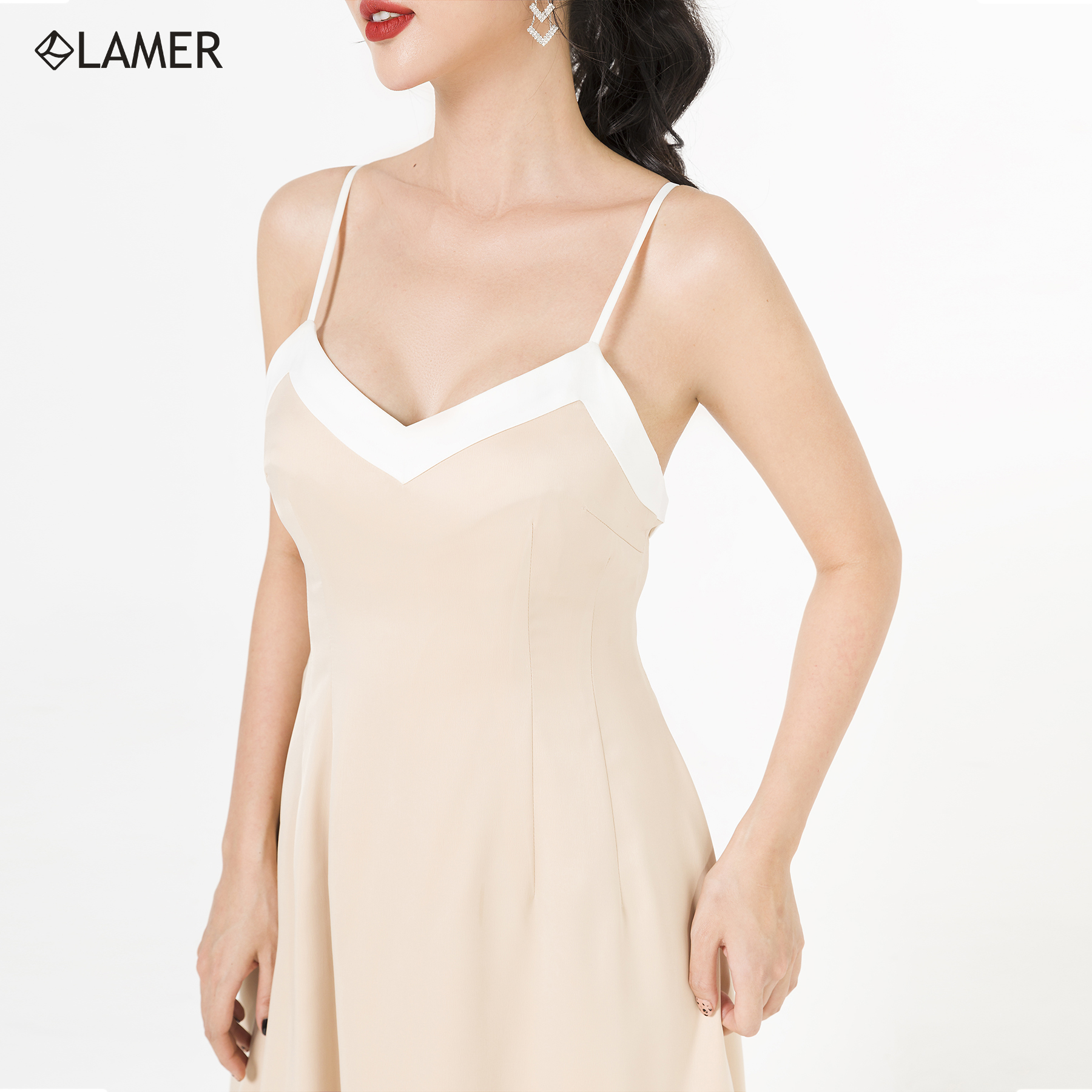 Đầm dạ hội nơ lưng LAMER S63L20Q023