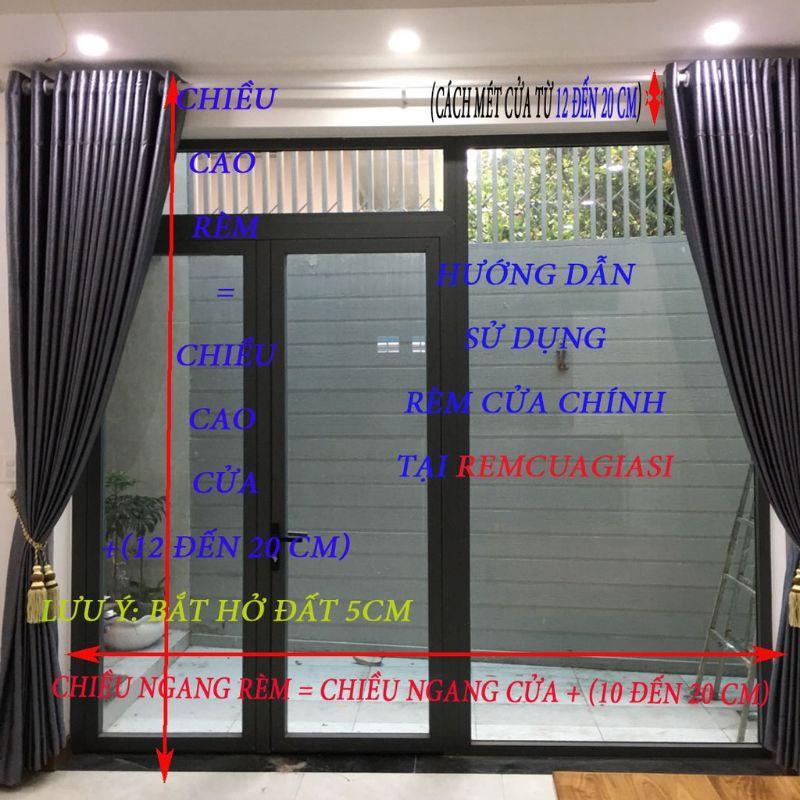 Rèm Cửa Dán Tường - Chống Nắng - Chất Liệu Vải Cao Cấp - Trang Trí Decor Phòng