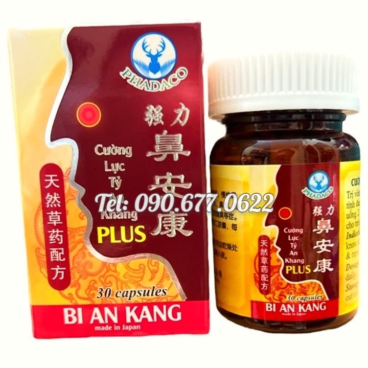 Viên uống Viêm xoang, viêm mũi dị ứng, mãn tính xuất xứ Nhật Bản hiệu quả rõ rệt chỉ sau 3 ngày sử dụng – Hủ 30 viên – Mã số 1177