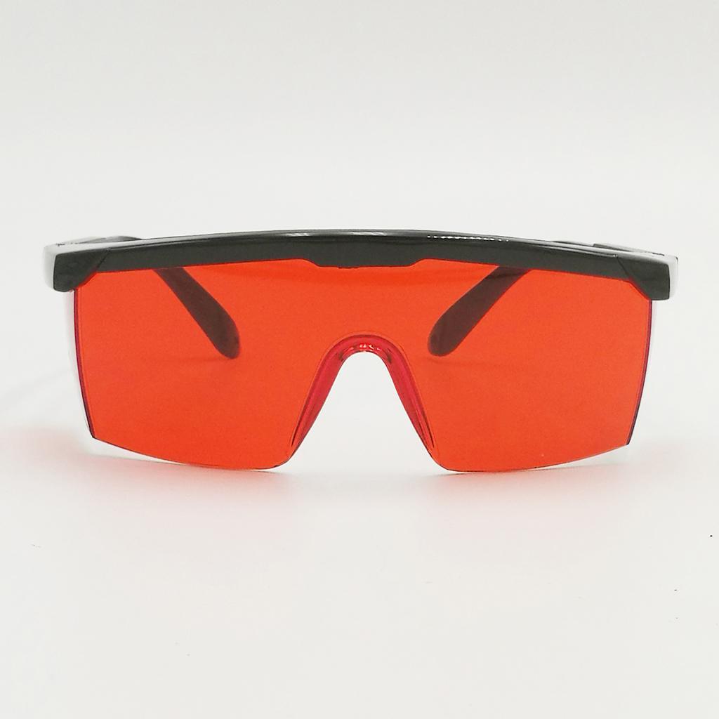 2x Work Anti-fog Clear Protective Safety Goggles Blue Light Blocking Glasses, Red, 15cm x 6.5cm / 5.9 x 2.56 Inch