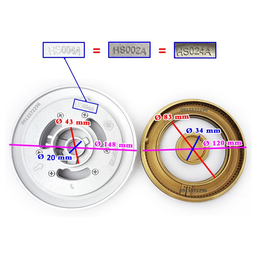 Họng Gang Bếp Gas Âm Đa Năng 002A (Điếu Gang Phù Hợp Cho Bát Chia Lửa HS002A, HS004A, HS024A)