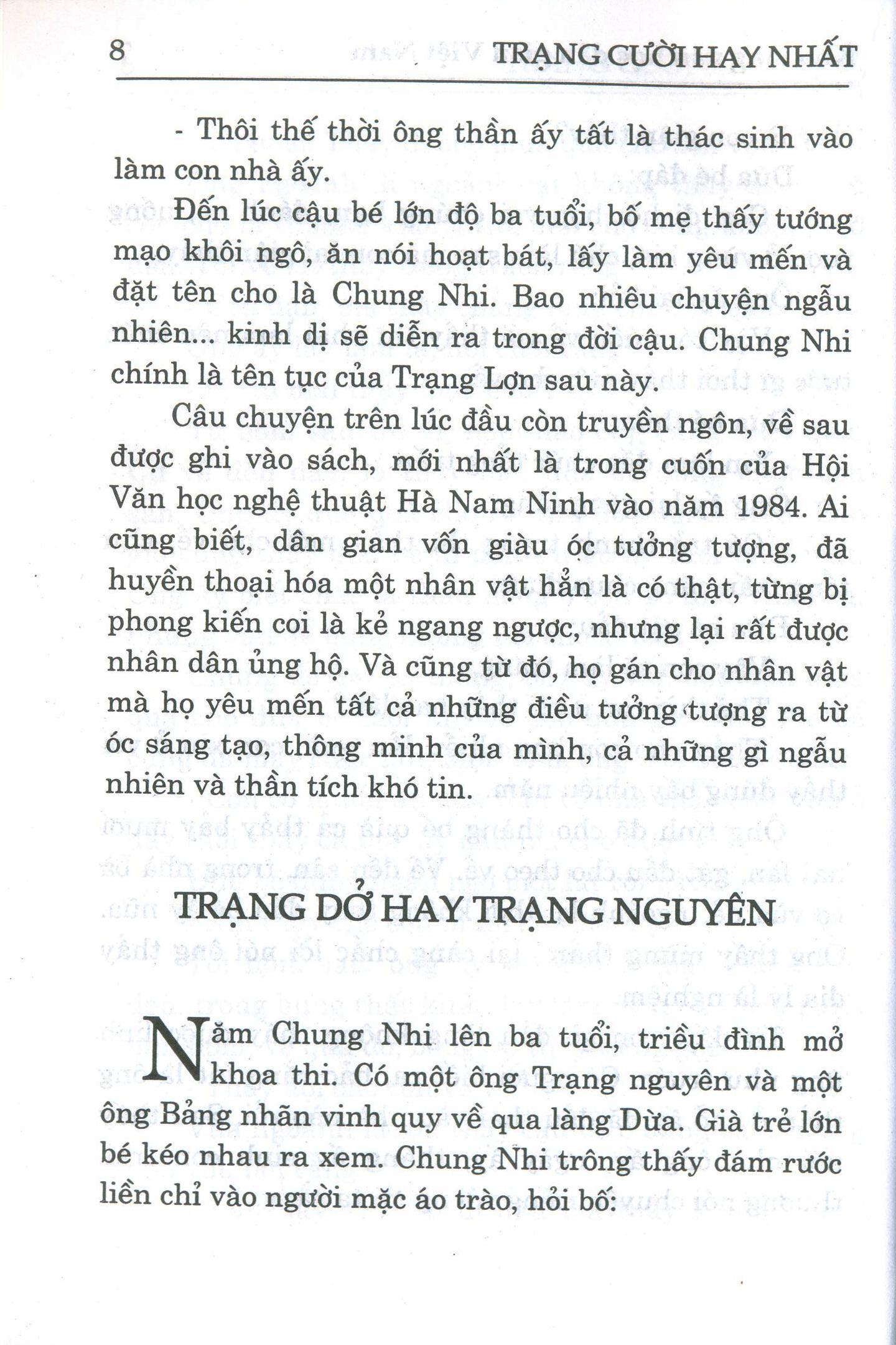 Trạng Cười Hay Nhất (Tái Bản 2023)