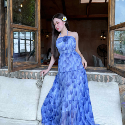 Đầm maxi Ruzimay Style Dáng dài xòe R0500