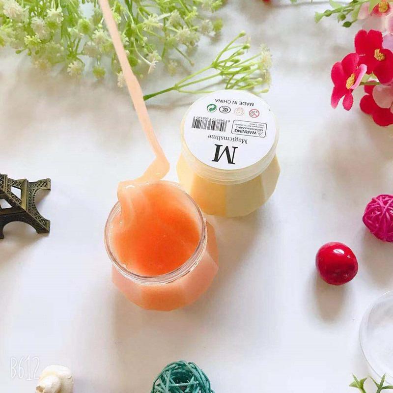 Slime chữ M màu rainbow pastel 7 màu cực đẹp Đồ chơi slam chất nhầy ma thuật squishy