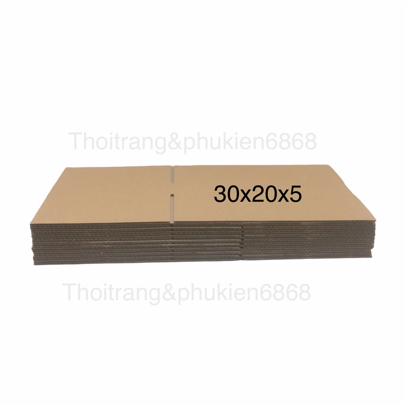 30x20x5 Combo 10 hộp carton đóng hàng cỡ vừa size 30*20*5