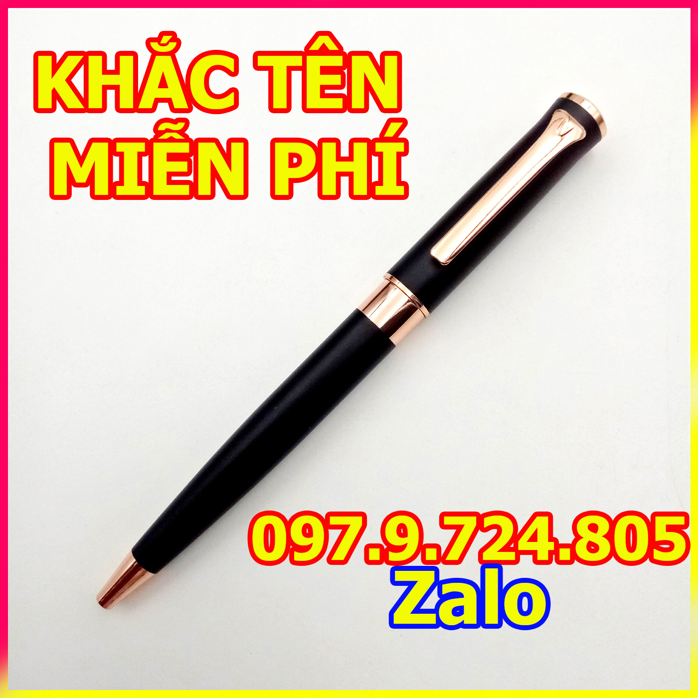 Bút Bi Ký Tên Kim Loại Cao Cấp B&J BJ024 Đẳng Cấp Tinh Hoa Bắc Âu dành cho doanh nhân - Màu Đồng