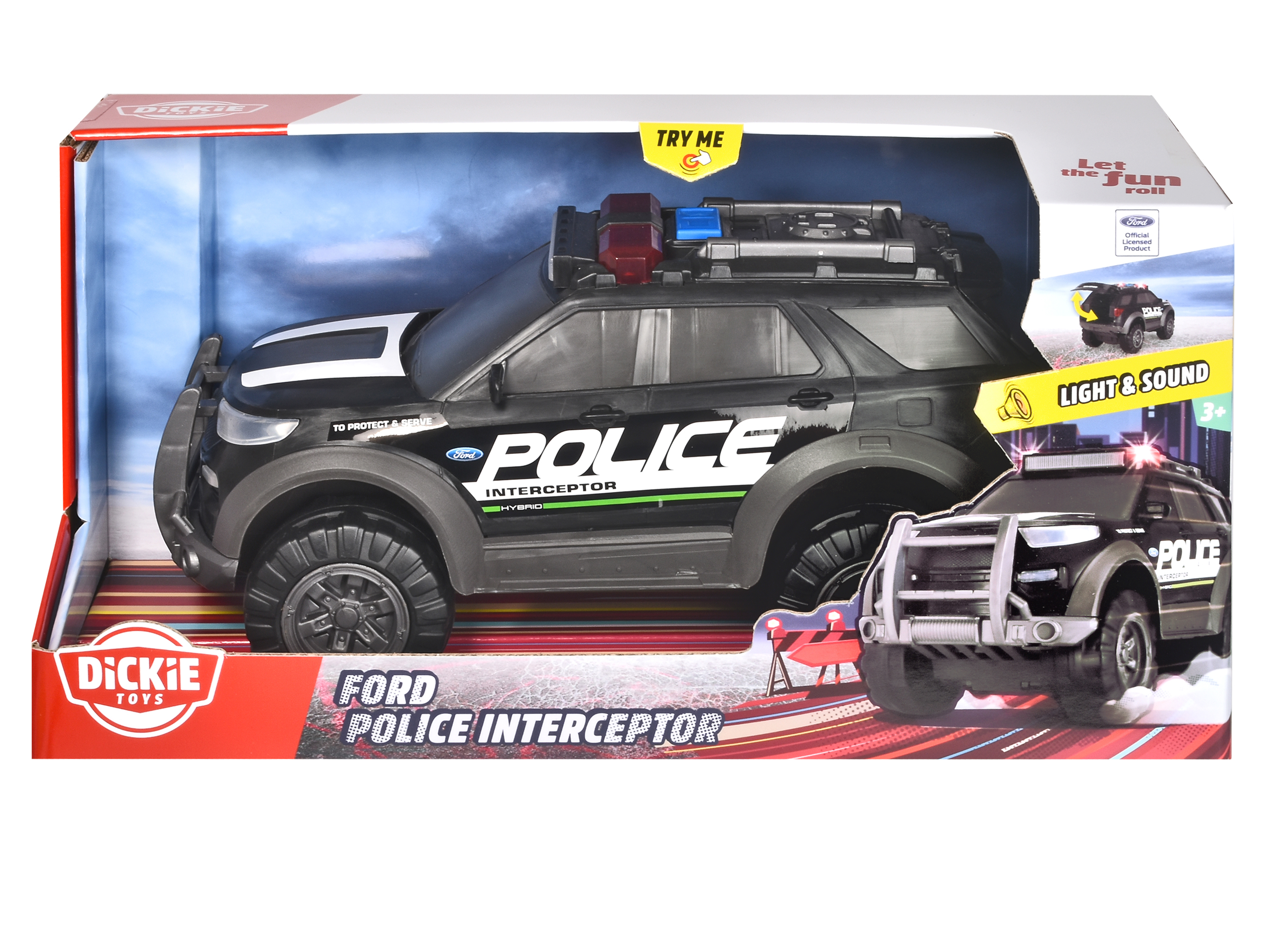 203306017 Đồ Chơi Xe Cảnh Sát DICKIE TOYS Ford Police Interceptor