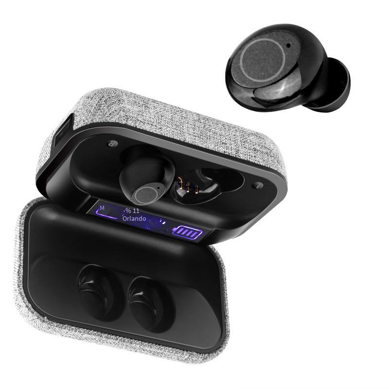 Tai nghe Bluetooth mẫu riêng phong cách bùng nổ mới nhất Giảm tiếng ồn DSP công suất lớn màn hình kỹ thuật số thể thao tws tai nghe không dây thực sự trong tai