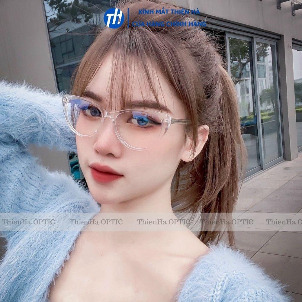 Gọng kính mắt mèo THIÊN HÀ OPTICAL cao cấp hàng đẹp giá rẻ, nhiều màu mới lạ TH8013