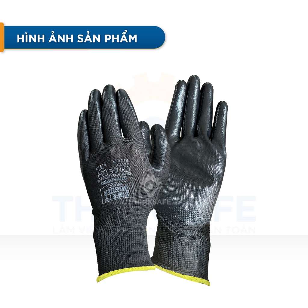 Găng tay chống dầu Safety Jogger Superpro găng tay đa năng, ôm tay thoáng khí, chống trơn trượt